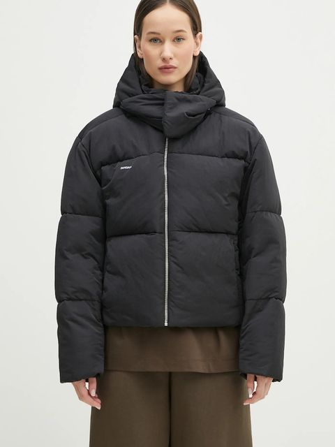 Pangaia kurtka kolor czarny zimowa 10002298 - zdjęcie produktu nr 2