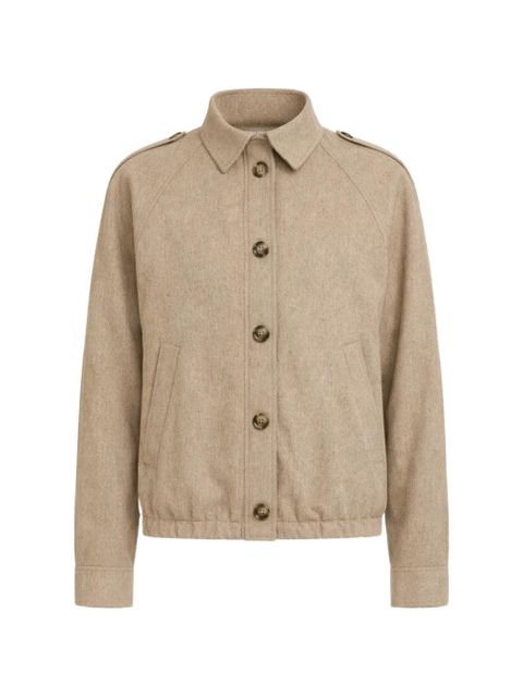 Yves Salomon button cashmere jacket - Neutrals - zdjęcie produktu nr 1