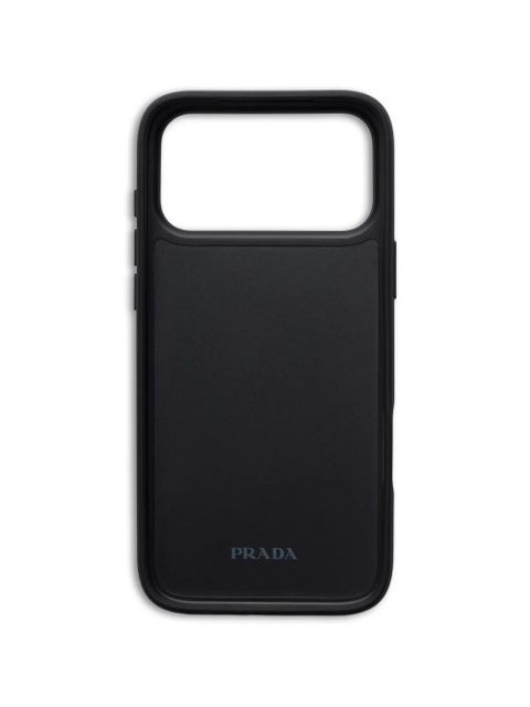 Prada iPhone 17 Pro Max leather phone case - Black - zdjęcie produktu nr 2