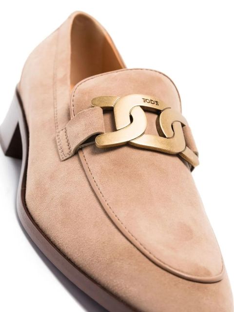 Tod's Tod's Kate chain-link loafers - Neutrals