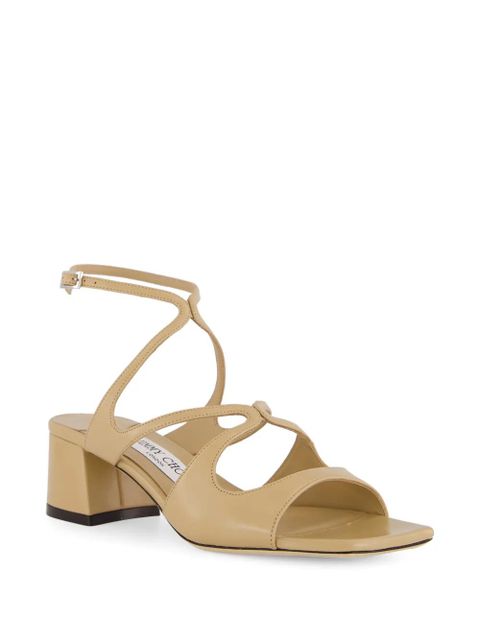 Jimmy Choo Azilia strappy leather sandals - Neutrals