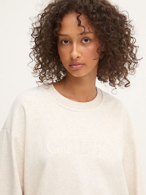 Guess bluza SOFIA damska kolor beżowy z aplikacją O5RQ03 KCO31