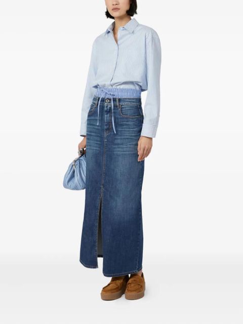 Weekend Max Mara Zarelia denim midi skirt - Blue - zdjęcie produktu nr 2