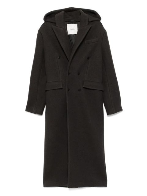 Nanushka double-breasted hooded coat - Green - zdjęcie produktu nr 1