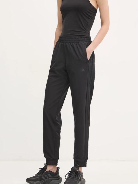 adidas Performance spodnie treningowe Pacer kolor czarny gładkie IK5471 - zdjęcie produktu nr 1