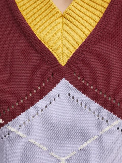 MAX&Co. kamizelka bawełniana kolor bordowy 2518351011200