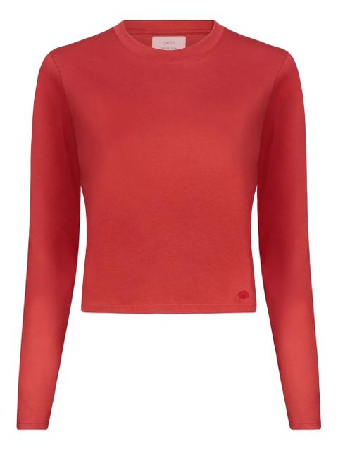 LouLou de Saison Masal Lds embroidered-logo long-sleeve T-shirt - zdjęcie produktu nr 1