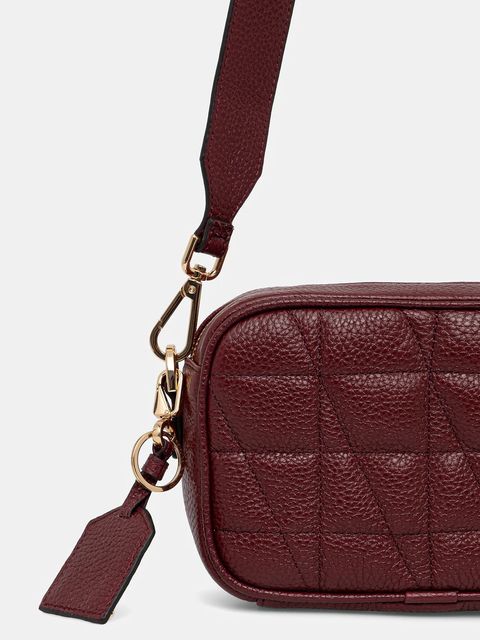 Geox torebka skórzana NARCISIA kolor bordowy D45K2A 00046 - zdjęcie produktu nr 2