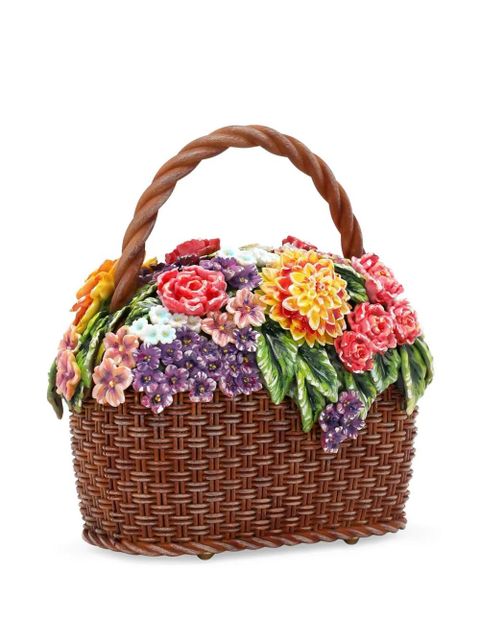 Dolce & Gabbana Dolce Box leather tote bag - Brown