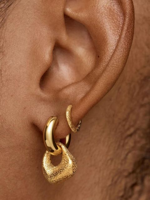 Monica Vinader polished-finish earrings - Gold