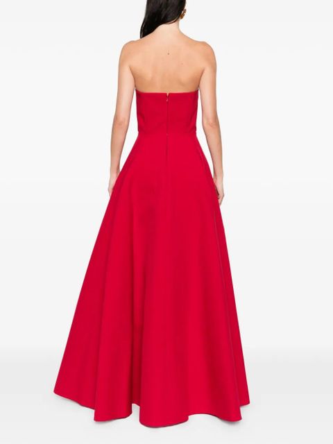 Solace London strapless maxi dress - Red