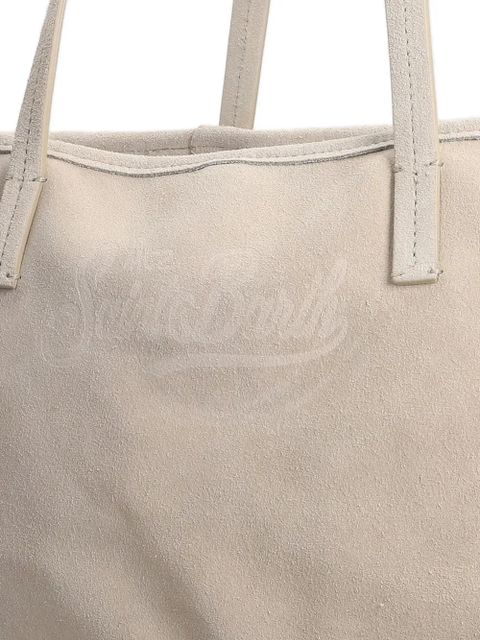 MC2 Saint Barth City logo-debossed suede tote bag - Neutrals - zdjęcie produktu nr 2