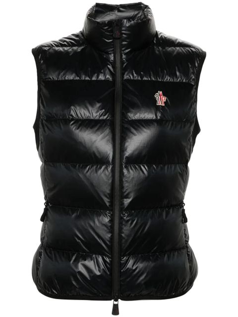 Moncler Grenoble logo-patch gilet - Black - zdjęcie produktu nr 1