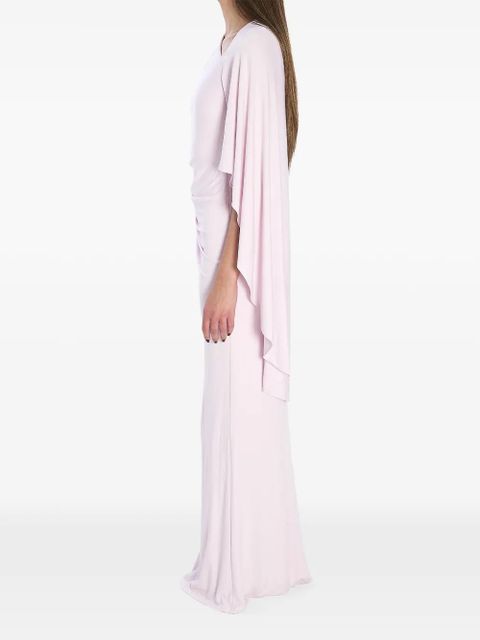 Self-Portrait asymmetric embellished maxi dress - Pink - zdjęcie produktu nr 2