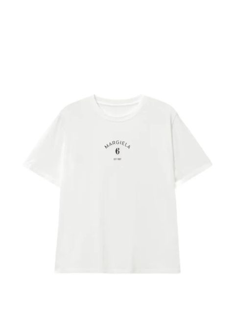 MM6 Maison Margiela logo-print T-shirt - White - zdjęcie produktu nr 1