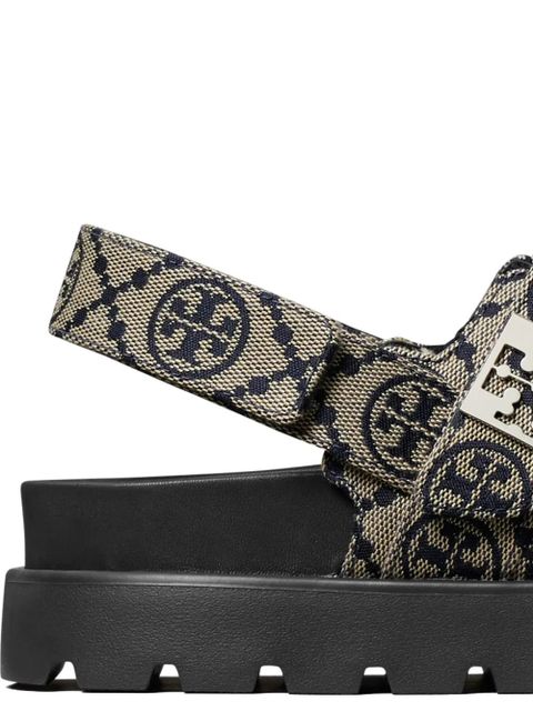 Tory Burch T Monogram Mellow sport sandal - Neutrals