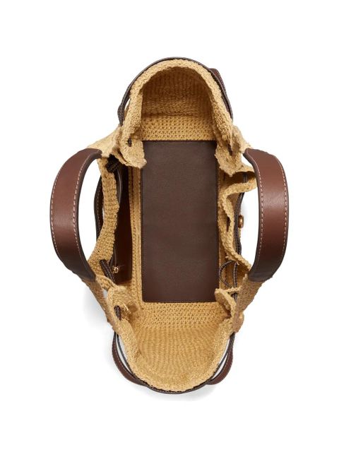 Tory Burch Romy woven tote bag - Neutrals