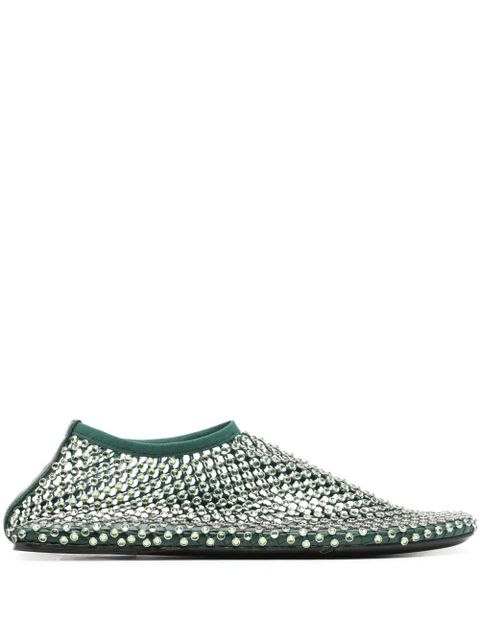 Christopher Esber Minette ballerina flats - Green - zdjęcie produktu nr 1