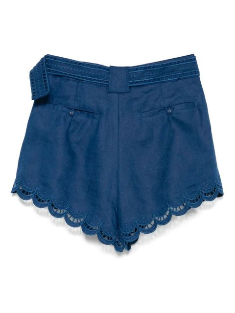 FARM Rio linen shorts - Blue - zdjęcie produktu nr 2