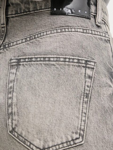 Sisley jeansy damskie high waist 4YRZLE03W