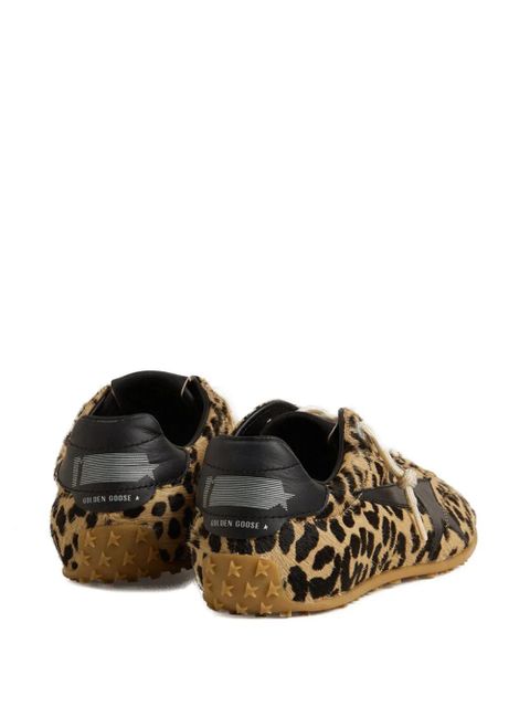 Golden Goose Marathon Speed leopard sneakers - Brown