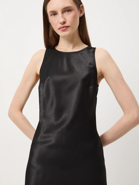 Medicine sukienka damska kolor czarny midi rozkloszowana