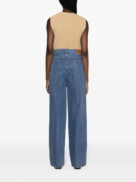 TOTEME high-rise wide-leg jeans - Blue - zdjęcie produktu nr 2