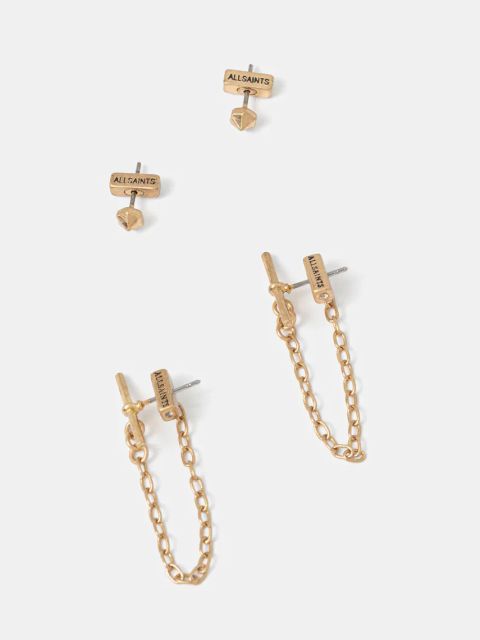 AllSaints kolczyki 2-pack 37361293BRS711