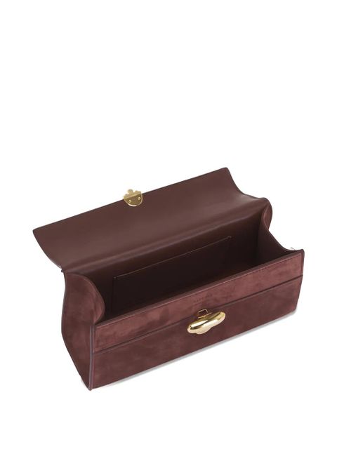 Savette Symmetry suede tote bag - Brown