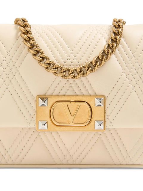 Valentino Garavani small Quiltie 67 shoulder bag - Neutrals