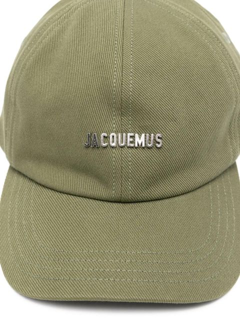 Jacquemus The Gadjo logo-plaque baseball cap - Green