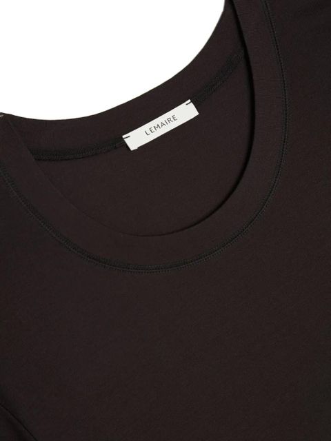 LEMAIRE belted T-shirt dress - Black