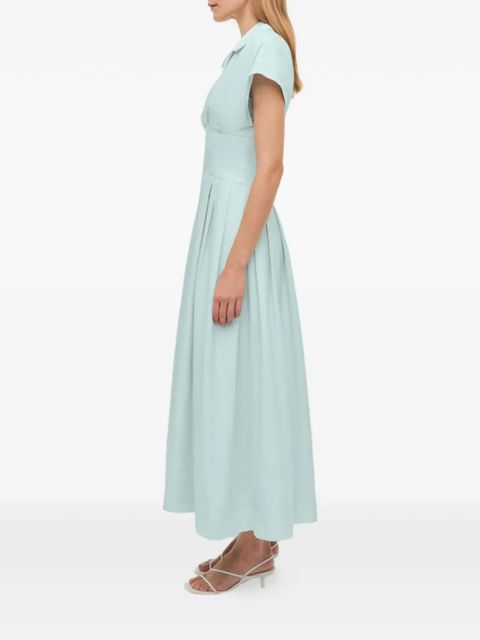 Simkhai Farlow pleated midi dress - Blue