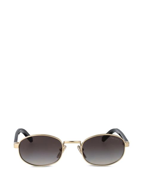 Prada oval-frame sunglasses - Gold - zdjęcie produktu nr 1