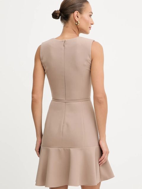 Marciano by Guess sukienka DALIA kolor beżowy mini rozkloszowana 5BGK17 7046A