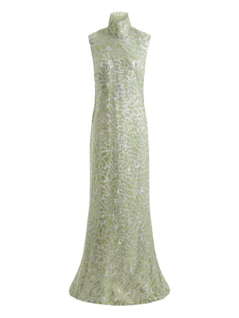 16Arlington Zegli lace sequinned gown - Green - zdjęcie produktu nr 1