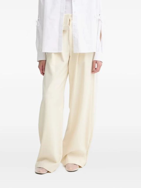 ALOHAS pleated panel trousers - Neutrals