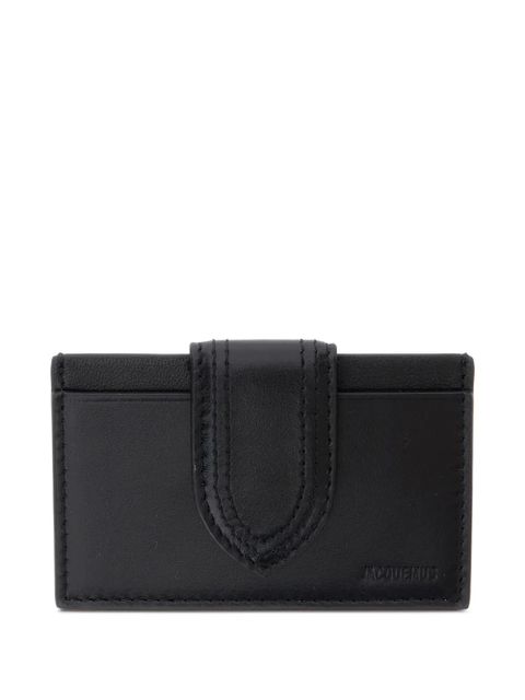 Jacquemus The Bambino leather flap wallet - Black - zdjęcie produktu nr 1