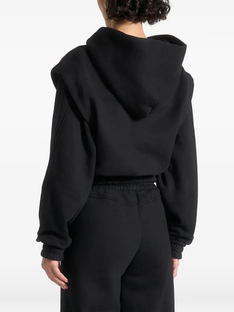 Manière De Voir Louna zip-up hoodie - Black