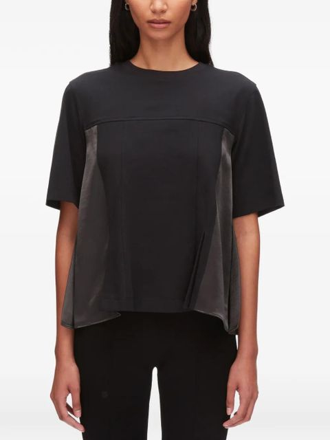 3.1 Phillip Lim panelled T-shirt - Black - zdjęcie produktu nr 2