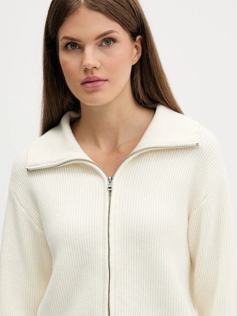 Guess Jeans kardigan damski kolor beżowy W5BR06 Z0572