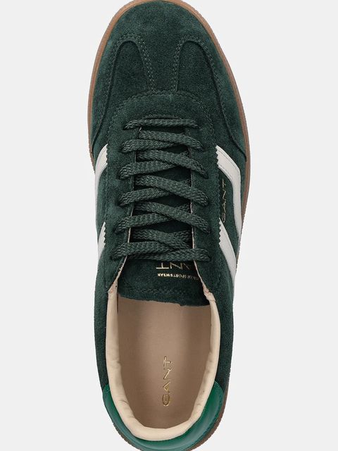 Gant sneakersy zamszowe Cuzima damskie kolor zielony 31533042