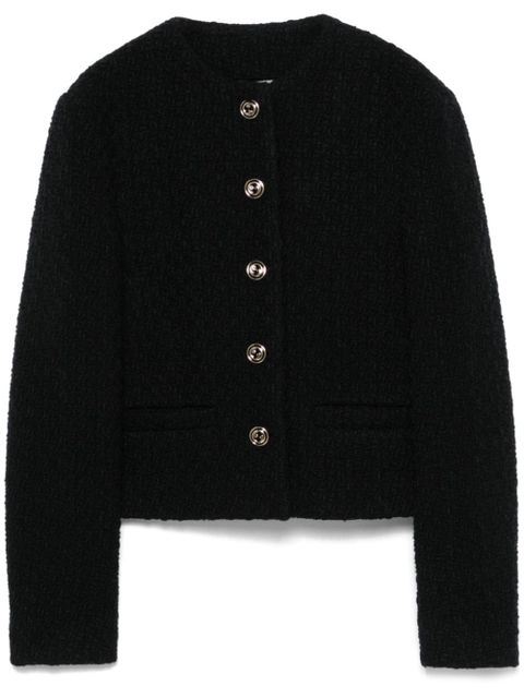 Gucci Tweed Damier jacket - Black