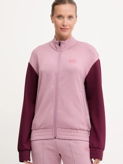 EA7 Emporio Armani dres damski kolor różowy AF16251.7W000562