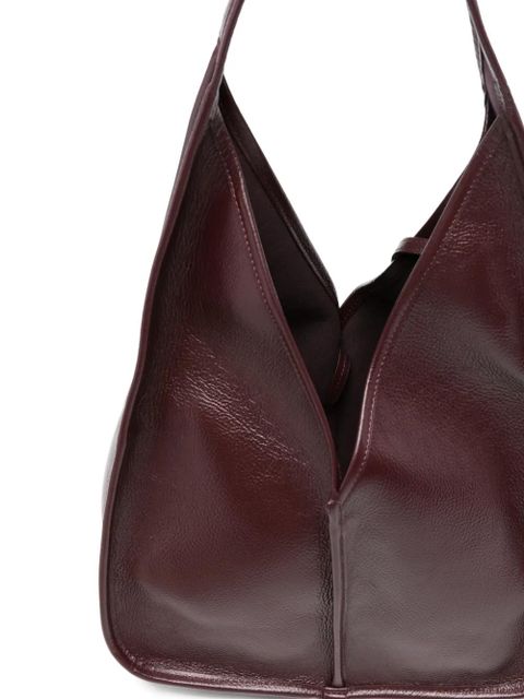 Hereu Calella panelled shoulder bag - Red