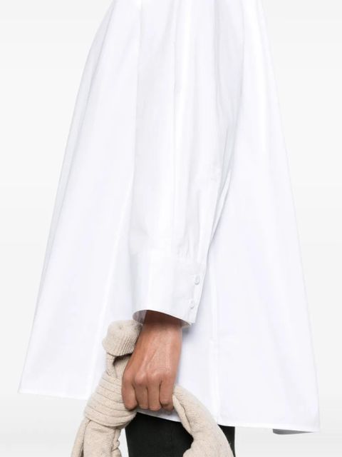 Jil Sander poplin cotton shirt - White - zdjęcie produktu nr 2