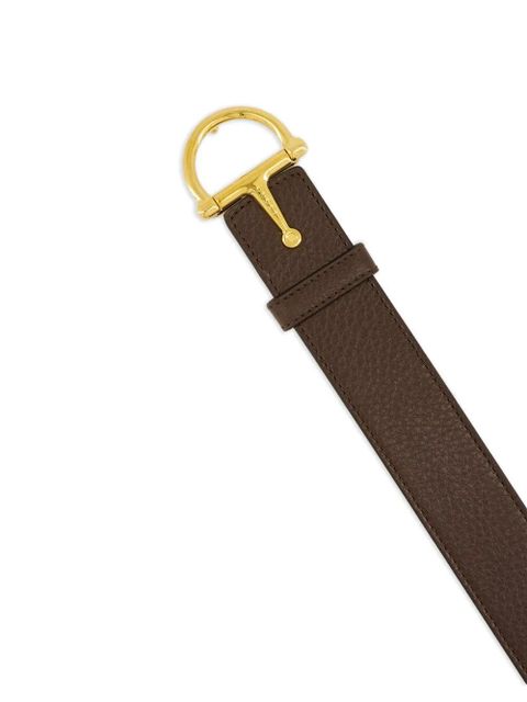 Gucci horsebit-detail leather belt - Brown - zdjęcie produktu nr 2