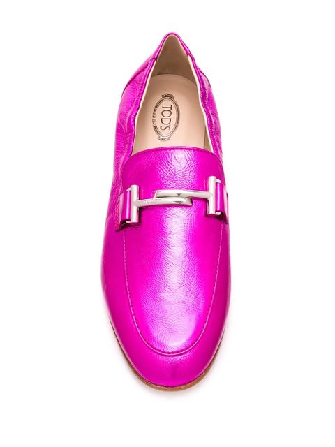 Tod's elasticated logo loafers - Pink