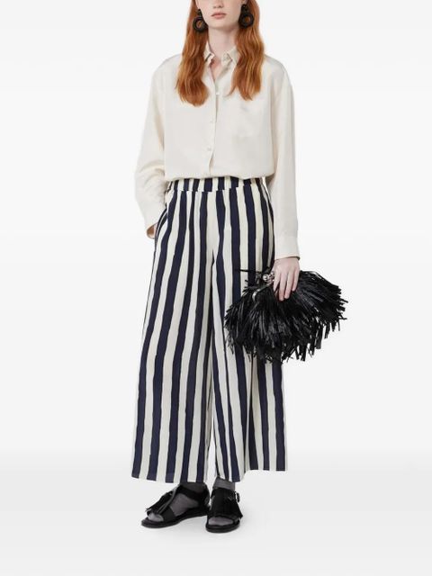 Weekend Max Mara Nirvana striped-pattern trousers - Blue - zdjęcie produktu nr 2