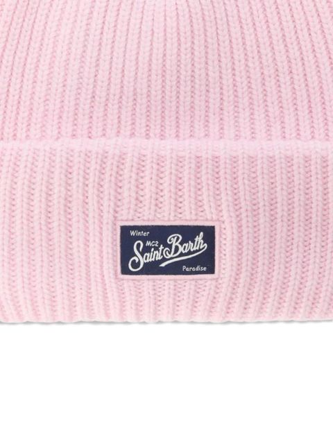 MC2 Saint Barth Berry ribbed beanie - Pink